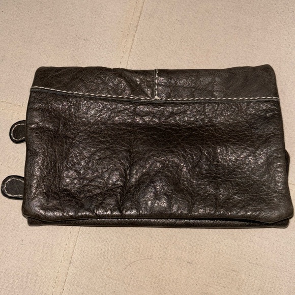 Free People Handbags - Free People Brown Fold-Over Leather Wallet